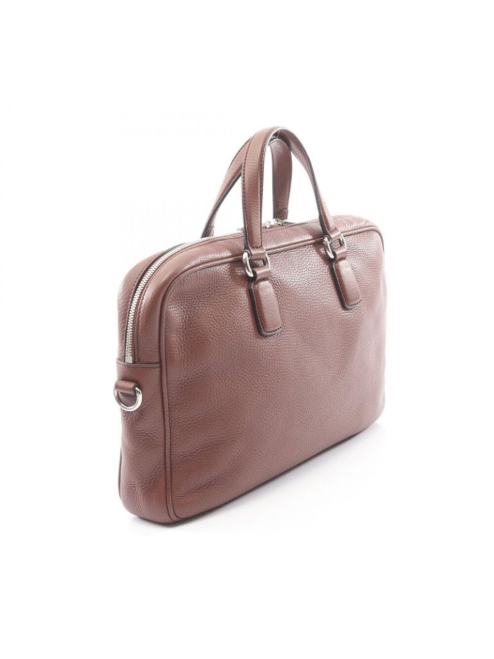 Gucci Briefcase Interlocking 2-Way Brown Leather - Picture 2 of 10